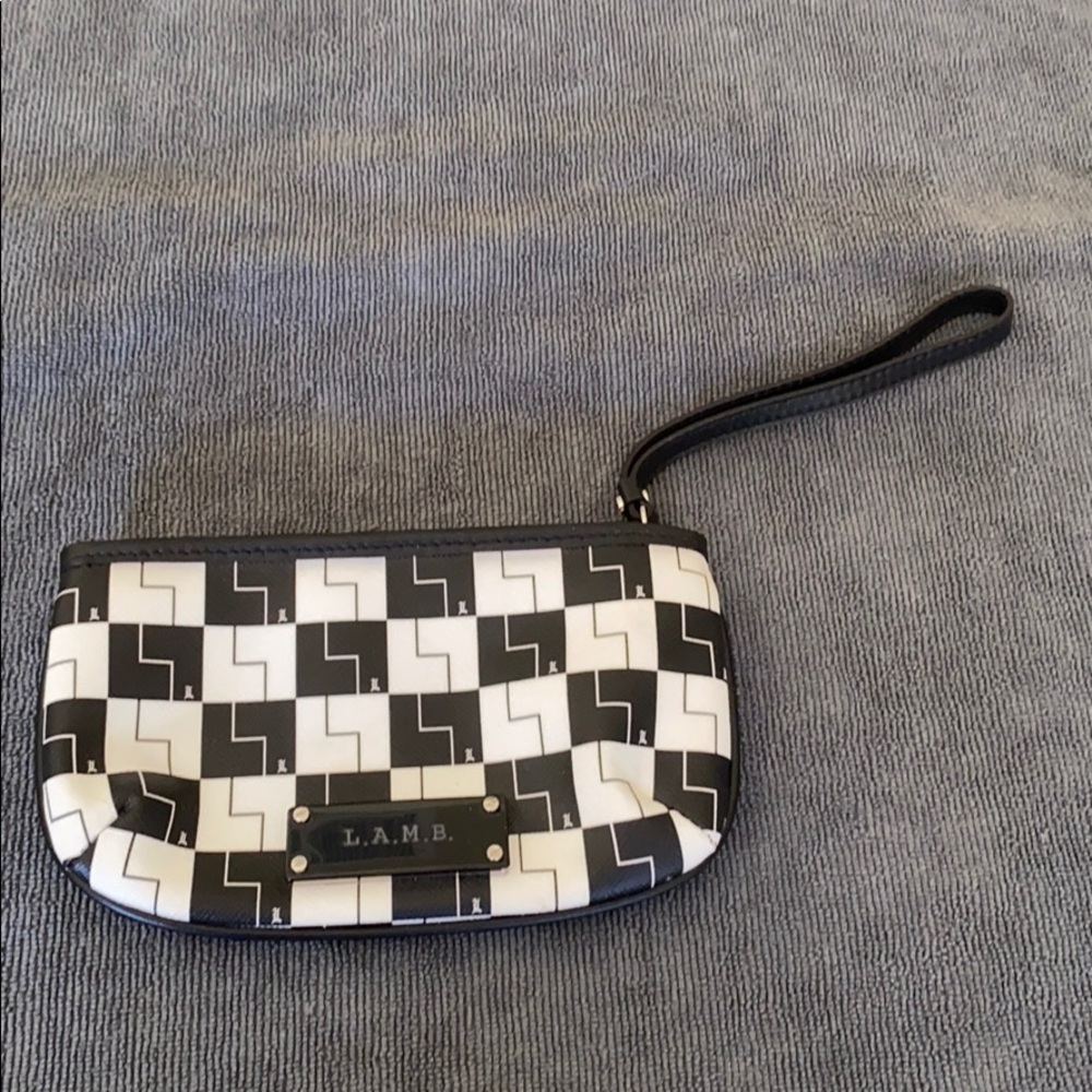 L.A.M.B wristlet pouch